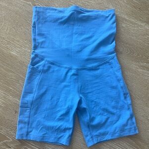 Beyond Yoga Spacedye Keep Pace Maternity Pocket Biker Shorts